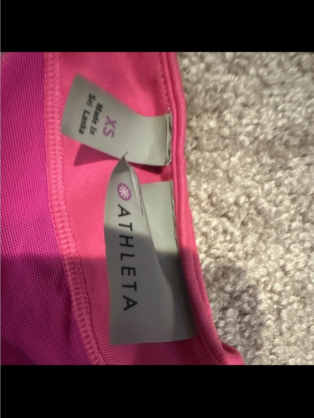 Athleta Hot Pink Racerback Performance Tank - Picture 4 of 4